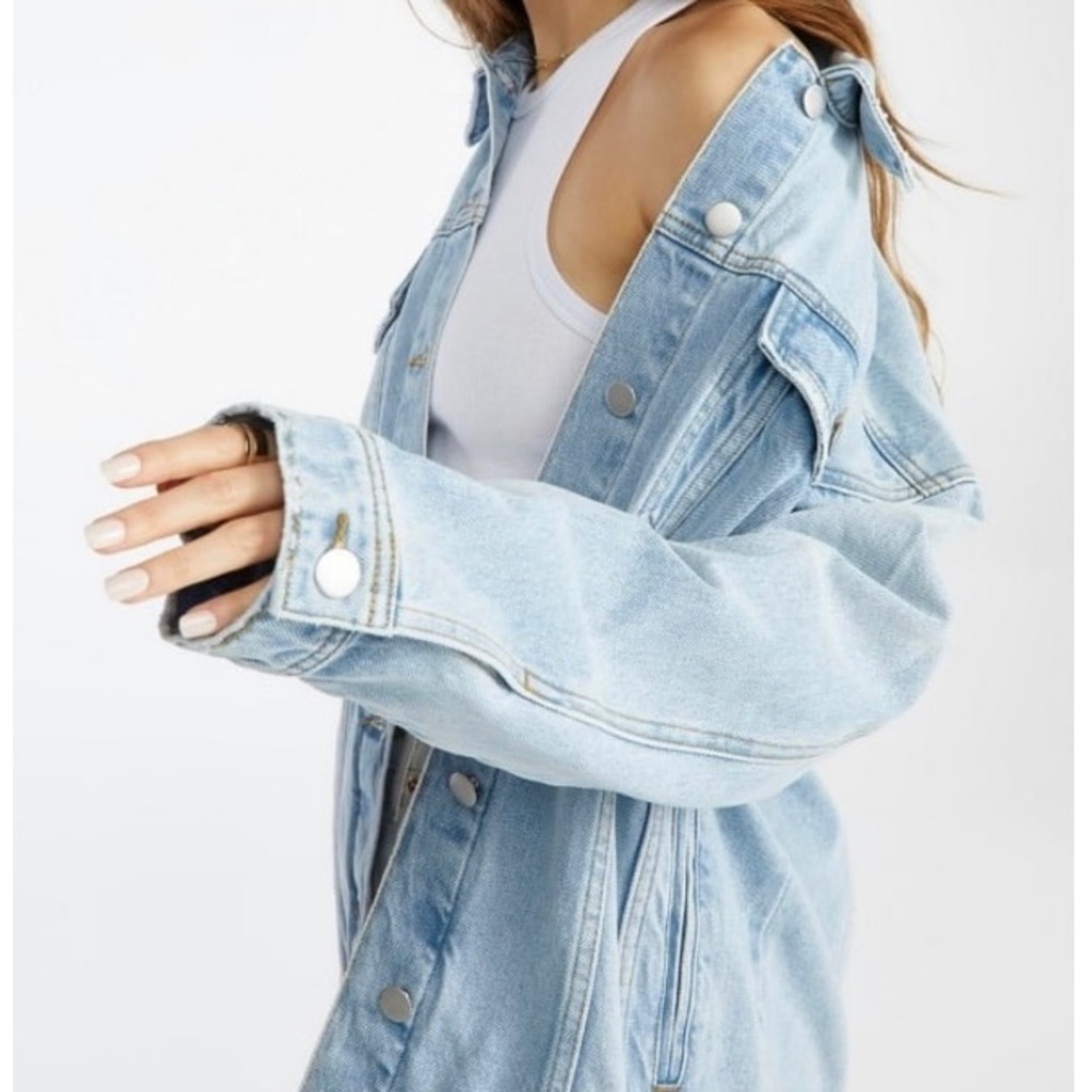 Oversized Denim Jacket - Picture 5 of 6